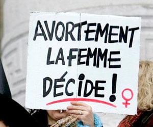 Avortement, la femme décide