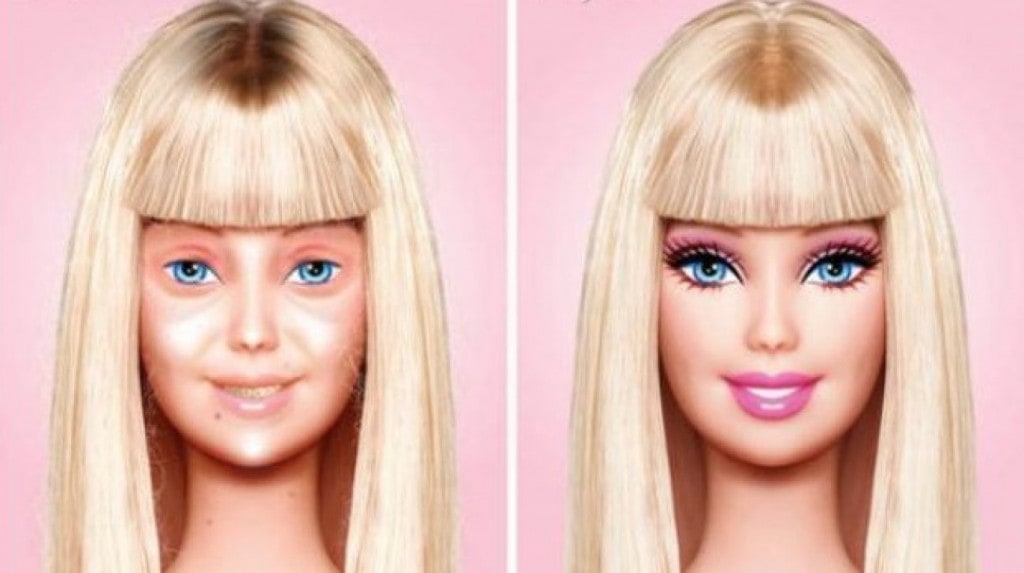 Barbie sans maquillage artiste mexicain